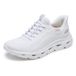 Skechers Glide Step Arc Waves Slip-ins Sneakers voor dames, Wit weelderige tuin, 37 EU