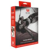Sei Mio - kit de bondage pour lit - attaches poignets chevilles - noir