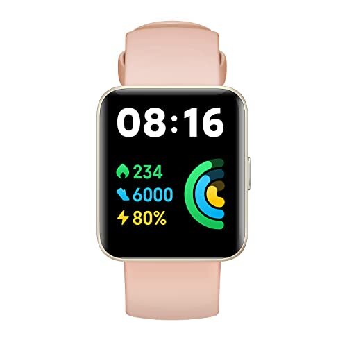 Xiaomi Redmi Watch 2 Lite Strap (roze), TPU-armband compatibel met Redmi Watch 2 Lite, roze, Italiaanse versie