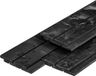 Merkloos Channelsiding Noord-Europees vuren zwart gespoten 1,8x14,5x420 cm