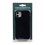 ITENSE - Beschermhoes Soft Zwart – compatibel met iPhone 11