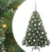 vidaXL Kunstkerstboom met 150 LED, Groen, 120 cm