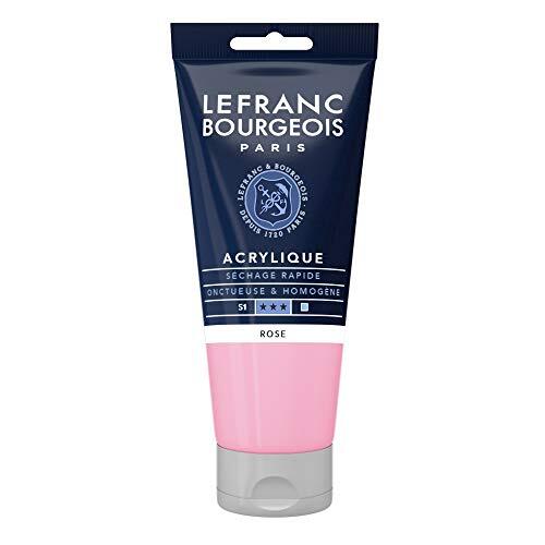 Lefranc & Bourgeois Lefranc Bourgeois 300436 fijne acrylverf, hoog gepigmenteerd, goede dekking, romige homogene textuur - 750ml fles Rose