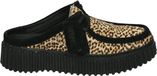 Clarks TORHILL MULE Dames slippers Zwart Leer/Nubuck Plateau 40.5