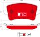TRW Jeu de plaquettes de frein arrière GDB1765DTE pour Audi A4 B8, A5, A5 8TA, Q5