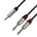 Adam Hall K4YWPP0300 audio kabel 3 m 3.5mm 2 x 6.35mm Zwart