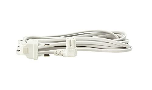 AS-Schwabe Kleingeräte- Zuleitung 3 m - Stromkabel - 230V/2,5A - Winkelsteckdose - weiß - 70882