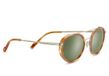 The Serengeti Geary Zonnebril Unisex Rechthoekig Metaal Bruin/Goudkleurig Grijs