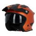 Acerbis Aria Metallic, casque à réaction, couleur: Orange Mat, taille: L