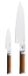 Fiskars Norden Set de 2 couteaux - Couteau de chef & Couteau d'office - Acier inoxydable/Bois