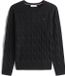 Tommy Hilfiger Dames Gebreide Trui Zwart Wol XS