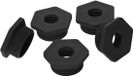 Kalitec 5 stuks G6251610 verloopstukken M25/M16 van kunststof, noir