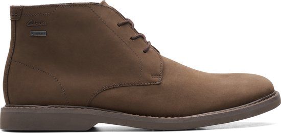Clarks Shoes Clarks Atticus LTHi GTX Mens Dark Brown Nub, 7