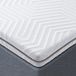 Surmatelas 90x190 cm, avec gel et bambou, 7,6 cm d'épaisseur, lavable