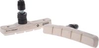 Elvedes Witte V-brake remblokken - Clean White Compound - 25 paar