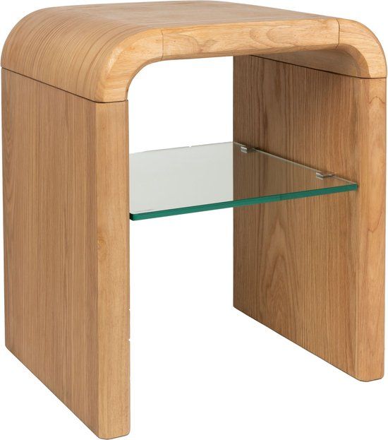 Zuiver Brave Bijzettafel - Bruin - Eikenhout - Design