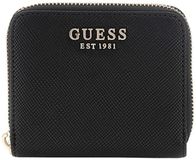 Guess Laurel || Portemonnee Dames - Ritsportemonnee - Imitatieleer - Zwart