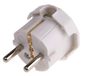 RS PRO Netstekker, 2P+E geaarde stekker, 250 V/16 A, wit, voor Duitsland