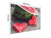 TMK ArtDeko Glazen Beschermplaat Voor Fornuis - 70x52 cm - Gehard Glas - Watermeloen Design