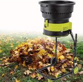 Merkloos Elektrische Bladmulcher - Tuinhakselaar Versnipperaar - Efficiënt Tuinafval - Mesvrije Technologie - 208 L Per Minuut - Zwart