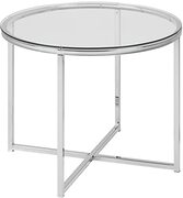 AC Design Furniture Hoektafel Gurli, B: 55 x D: 55 x H: 45 cm, Zilver