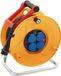 Brennenstuhl Kabelhaspel Standard Pro/elektrische kabelhaspel met 4 stopcontacten (kleppen, handgreep kabelbediening, controlelampje voor spanning, buiten, 33 m kabel), gemaakt in Frankrijk