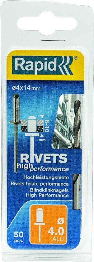Rapid blindklinknagel Ø4.0 x 14 mm - 50 stuks