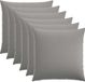 vidaXL Kussensloop Wolkgrijs 55 x 55 cm Katoensatijn 6 stuks