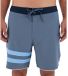 Hurley Phantom Eco Block Party Solid 18'' Short de bain Bleu 28 Homme