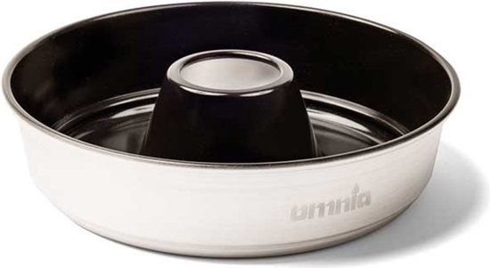 Omnia bakblik bekleed - Zilver - Aluminium - 24x24x5cm