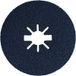 Klingpsor Klingspor 351160 CS 565 Fiber schijven voor roestvrij staal, metaal, universeel, X-LOCK, 60 korrel, 115 mm x 22 mm, 25 stuks