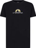 La Sportiva T-shirt Noir XL Hommes Coton Col Rond Manches Courtes