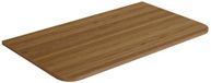 Saniclass Terra Topblad - 80x46x2cm - afgeronde hoeken - Sandwood (licht eiken)