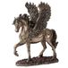 Veronese Design Koudgegoten hars gevleugelde paardenstandbeeld - 26 cm - Dierlijke sculptuur - Bronzen afwerking