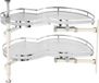 Vevor Keukenkastorganizer met 2 Niveaus Uitschuifbare Soft Close Organizer