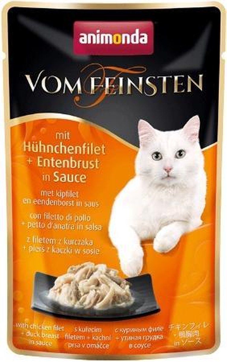 Animonda Vom Feinsten - Kipfilet/Eend - 18x 50 gram