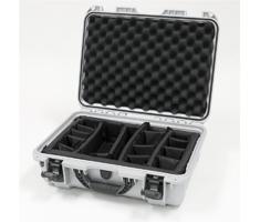 Nanuk 925 case zilver met divider