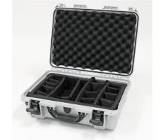 Nanuk 925 case zilver met divider - 0666365002532