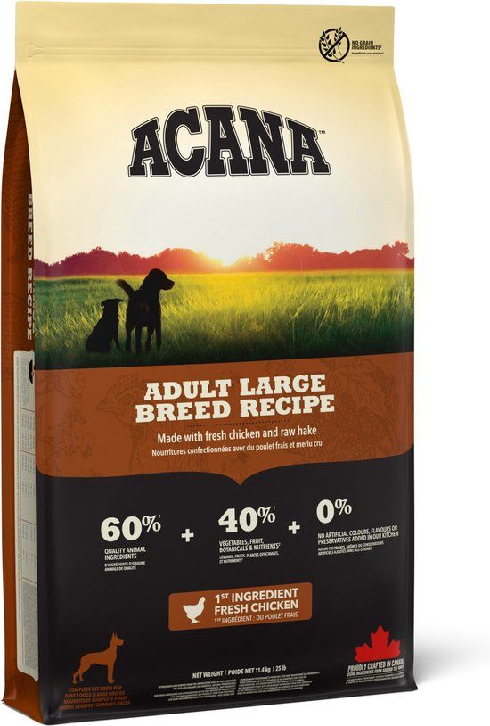 Acana Adult Large Breed Dog Heritage - 11.4 kg