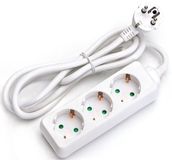 BES LED Stekkerdoos - 3 Stopcontacten - 3 Meter - Wit