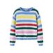 NAME IT KIDS rechtvallende gestreepte gebreide trui - blauw