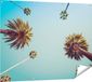 Gards Poster de jardin Palmiers avec feuilles dans le ciel - 120x90 cm - Toile de jardin - Décoration de jardin - Décoration murale extérieure - Peinture de jardin