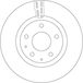 TRW Disques de frein pour MAZDA: 3, CX-30 (Ref: DF6575)