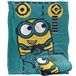 Minions Bob Green Silky Touch super zachte plaid 152 x 127 cm, 50 x 60 inch