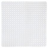 MSV Premium douchemat badmat antibacterieel antislip met zuignappen - wit - ca. 54 x 54 cm - ruikt naar rozen - wasbaar op 60° graden