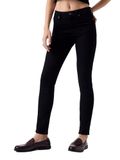 Guess Gj G05 High Rise Skinny Pants - Broek - Dames, In Black Overdye, 31W x 32L