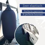 FenderDesign Fenderhoes - Op maat te knippen - voor 5-7 stootwillen - Maat S - ⌀ 15-21 centimeter - Navy