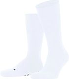 FALKE Dynamic gedessineerd katoen sokken unisex wit - maat 44-45