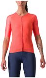 Castelli Aero Pro 7.0 Korte Mouw Wielertrui Oranje M Vrouw