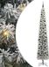 vidaXL Kunstkerstboom Groen 270 cm PVC en Staal en Kunststof